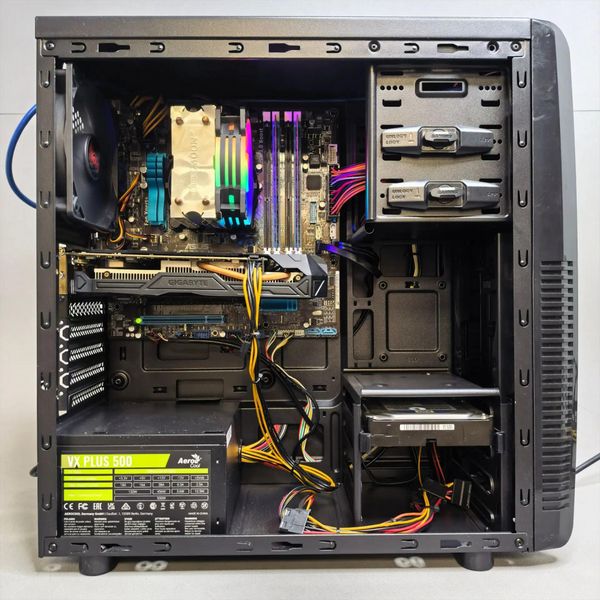 ПК Intel Core i7-3770s / 16Gb DDR3 / 240Gb SSD + 500Gb HDD / 3Gb GTX 1060 / ATX-500W