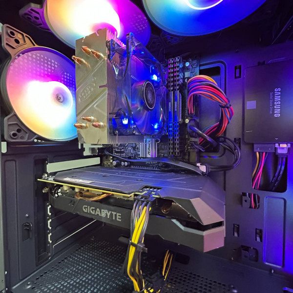 ПК Intel Core i5-10400F / 16Gb / 256Gb SSD+500Gb HDD / 6Gb RTX2060 / ATX-600W