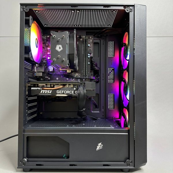 Игровой ПК AMD Ryzen 5 2600 / 16Gb / 250Gb+500Gb / 6Gb GTX1660 Super / ATX-600W