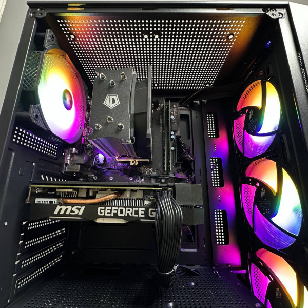 Игровой ПК AMD Ryzen 5 2600 / 16Gb / 250Gb+500Gb / 6Gb GTX1660 Super / ATX-600W