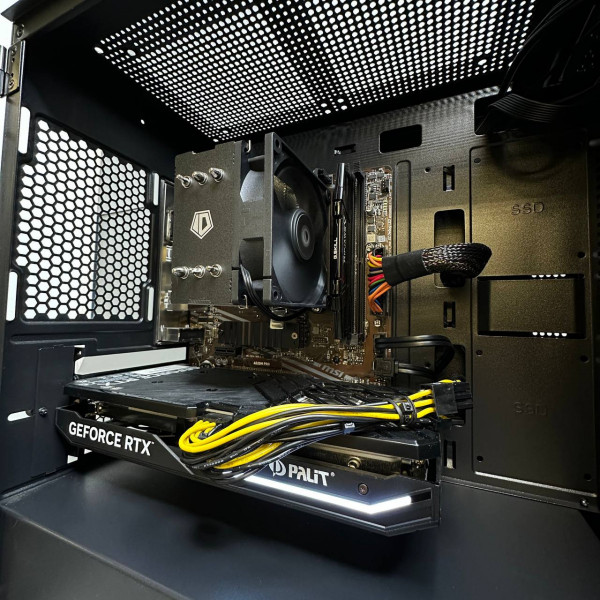 Игровой ПК AMD Ryzen 5 5600X / 16Gb / 960Gb SSD + 1Tb HDD / 8Gb RTX 4060 / ATX-700W