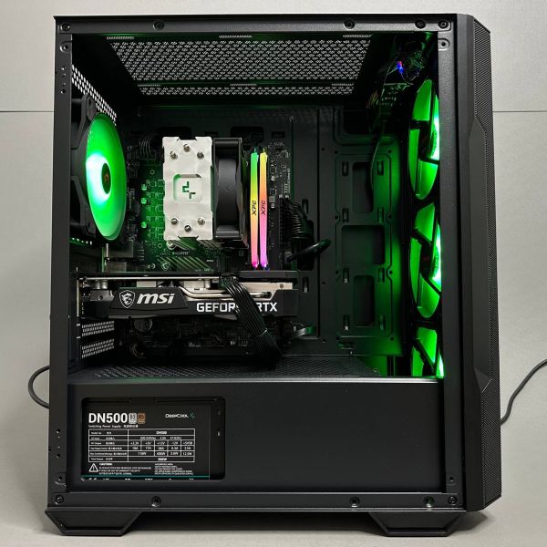 Игровой ПК Intel Core i3-12100F / 16Gb DDR4 / 512Gb M.2 + 1Tb HDD / 8Gb RTX 3050 / ATX-500W