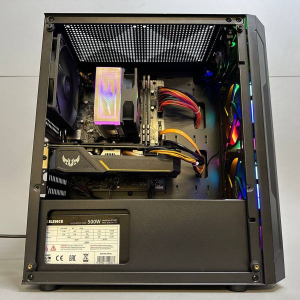 ПК Intel Core i3-10100F / 16Gb / 512Gb SSD m.2 + 500Gb HDD / 6Gb GTX 1660Ti / ATX-500W