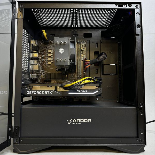 Игровой ПК AMD Ryzen 5 5600X / 16Gb / 512Gb SSD m.2 + 1Tb HDD / 8Gb RTX 4060 / ATX-650W
