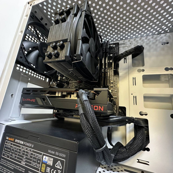 Игровой ПК AMD Ryzen 7 2700X / 32Gb / 500Gb SSD m.2 + 500Gb HDD / 8Gb RX 6600 / ATX-500W