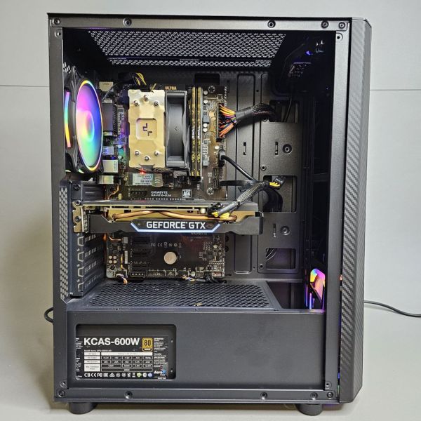 Игровой ПК Thunderobot Alpha D / Intel Core i7-6700 / 16Gb DDR4 / 256Gb SSD m.2 + 500Gb HDD / 6Gb GTX 1660 Super / ATX-600W