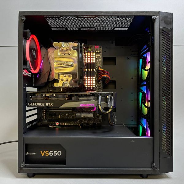 Игровой ПК AMD Ryzen 7 2700X / 32Gb / 1Tb SSD m.2 + 1Tb HDD / 8Gb RTX 3070 / ATX-650W