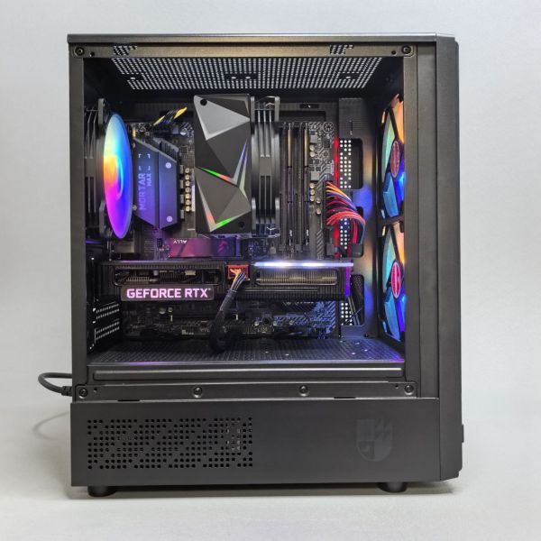 ПК AMD Ryzen 7 2700 / 16Gb / 512Gb SSD + 1Tb HDD / 8Gb RTX 3060 Ti / ATX-650W