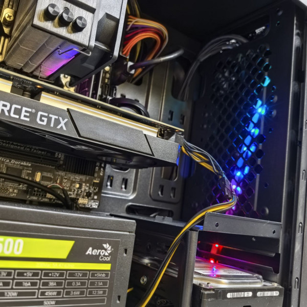 ПК Intel Core i7-6700 / 16Gb / 240Gb SSD + 500Gb HDD / 4Gb GTX 1650 / ATX-500W