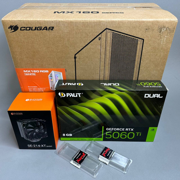 ПК AMD Ryzen 5 7600 / 32Gb / 1Tb SSD m.2 / 8Gb RTX 5060 Ti / ATX-600W