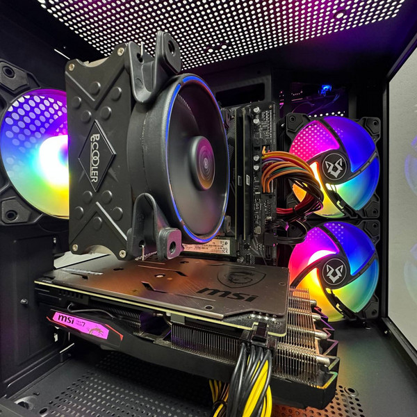 ПК AMD Ryzen 5 3600 / 16Gb / 256Gb SSD m.2 + 500Gb HDD / 6Gb RTX 2060 / ATX-650W