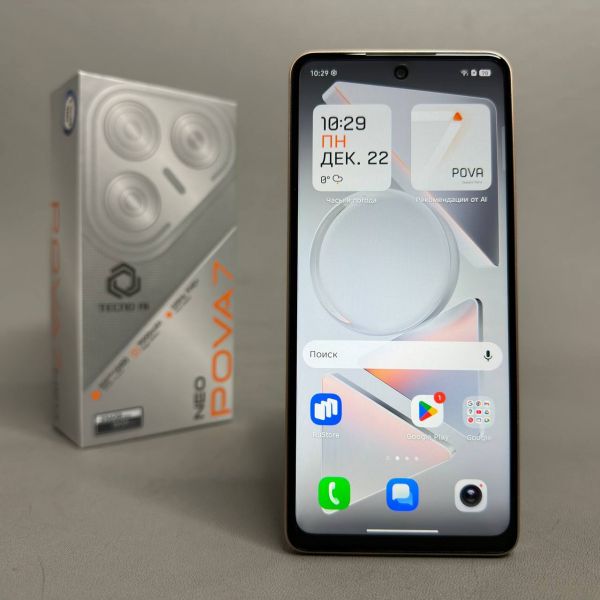 Смартфон TECNO POVA 7 Neo 8/256ГБ, Dual nano SIM, hyper titanium