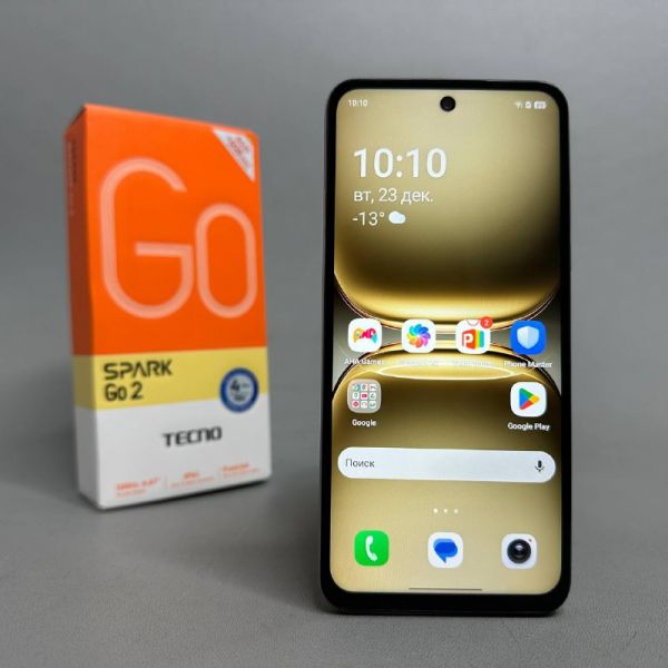 Смартфон TECNO Spark Go 2 3/64Gb RU, Dual nano SIM, Titanium Grey