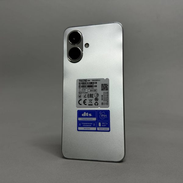 Смартфон TECNO Spark Go 2 3/64Gb RU, Dual nano SIM, Titanium Grey