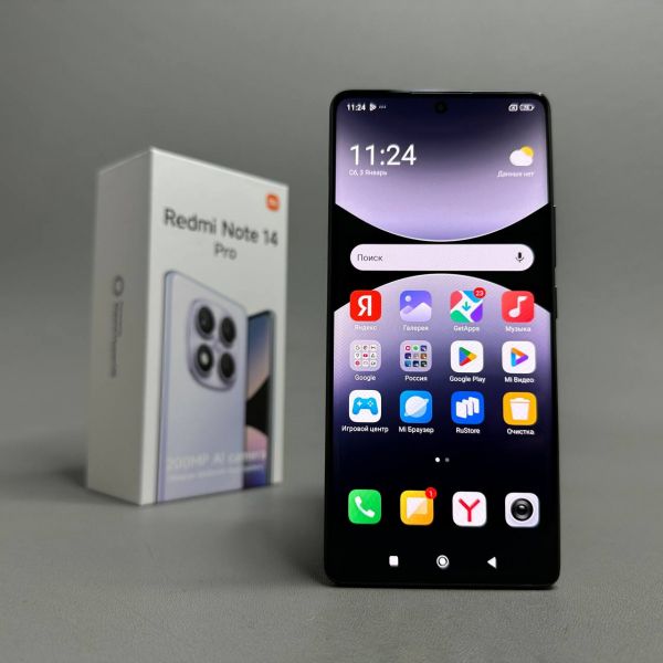Смартфон Xiaomi Redmi Note 14 Pro 4G 12/512 ГБ, Dual nano SIM, Midnight Black