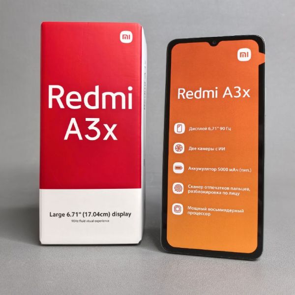 Смартфон Xiaomi Redmi A3x 3/64 ГБ RU, Dual nano SIM, aurora green