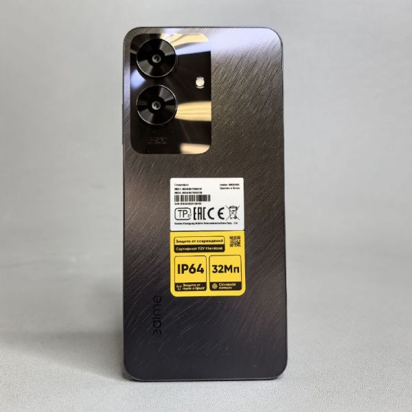 Смартфон realme Note 60 6/128 ГБ, RMX3933, Полуночный черный