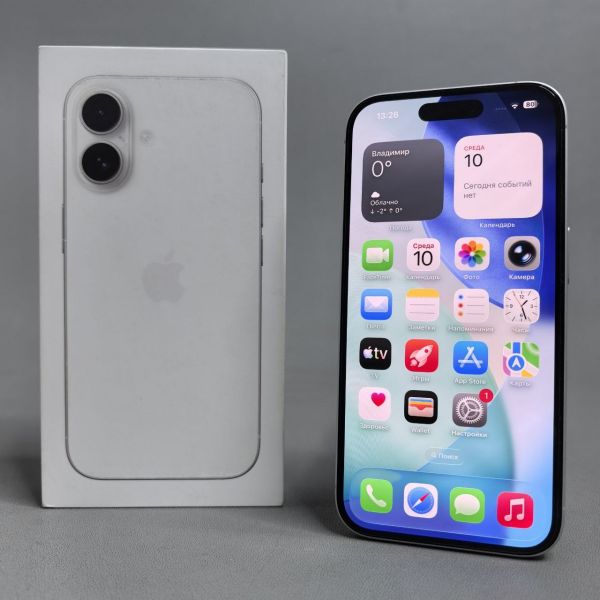 Смартфон Apple iPhone 16 256 ГБ, Dual: nano SIM + eSIM, белый