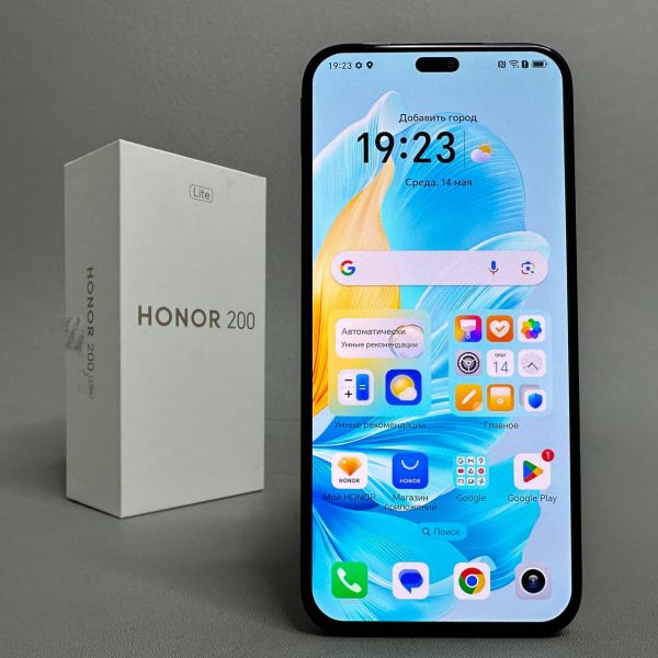 Смартфон Honor 200 Lite 8/256 ГБ, Global для РФ, Dual nano SIM, черный