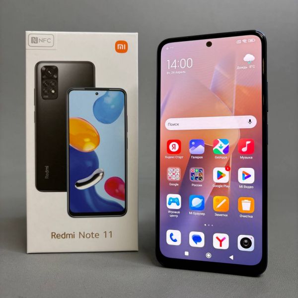 Смартфон Xiaomi Redmi Note 11 4/64 ГБ RU, Dual nano SIM, Twilight Blue