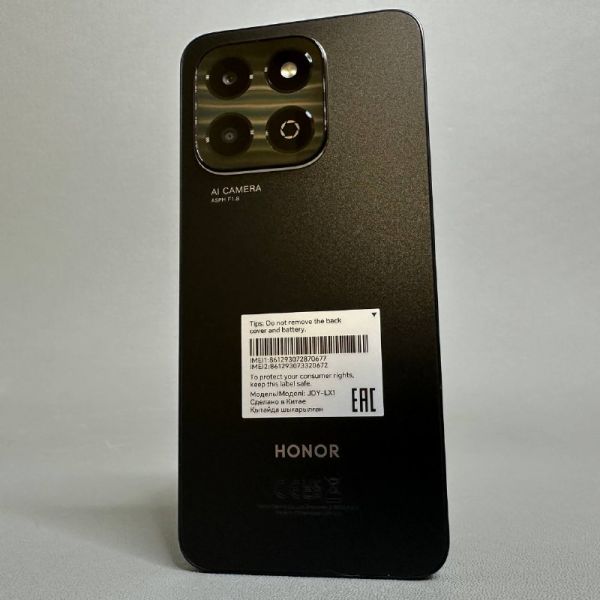 Смартфон Honor X6b, 4/128GB, RU, 2 nano-SIM, Midnight Black