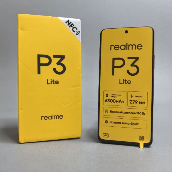 Смартфон realme P3 Lite 4/128ГБ, Dual nano SIM, зеленая сосна