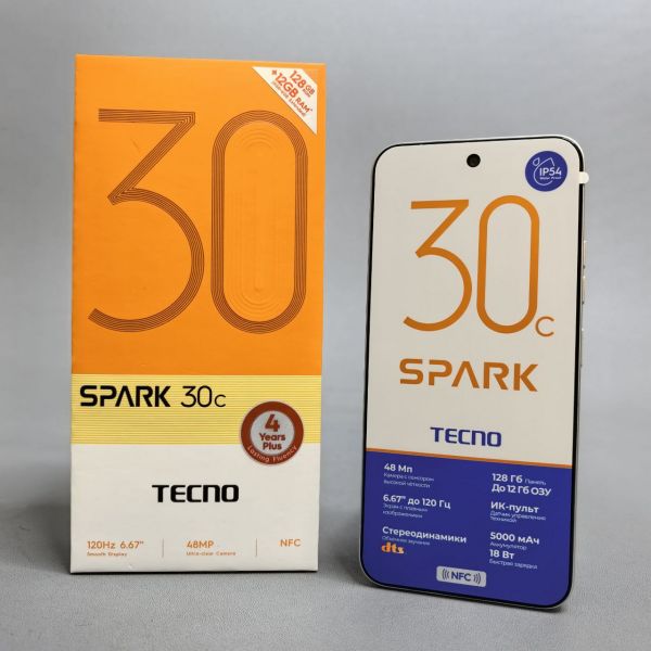 Смартфон Tecno SPARK 30C 6/128Gb Orbit White