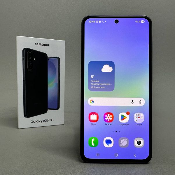 Смартфон Samsung Galaxy A36 5G 12/256 ГБ, Dual: nano SIM + eSIM, черный