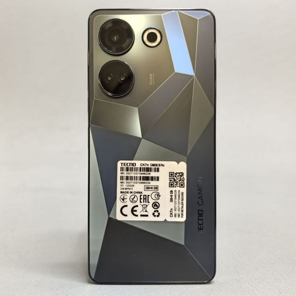 Смартфон TECNO Camon 20 Pro 8/256 ГБ, Dual nano SIM, черный