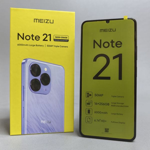 Смартфон Meizu Note 21 8/256Gb, Dual nano SIM, Titan Black