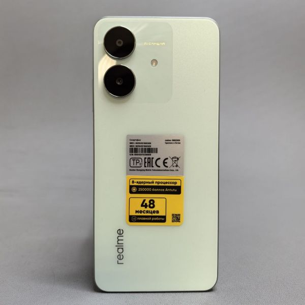 Смартфон Realme Note 60X 3/64 ГБ, Dual nano SIM, зеленый