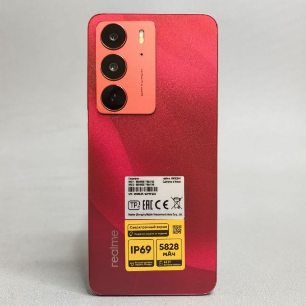 Смартфон realme C75 8/256 ГБ RU, Dual nano SIM, красный