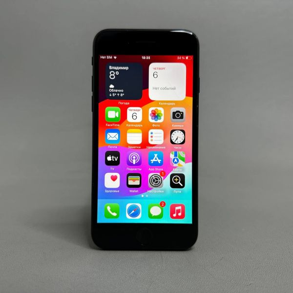 Смартфон Apple iPhone SE 2020 64 ГБ , nano SIM+eSIM, черный