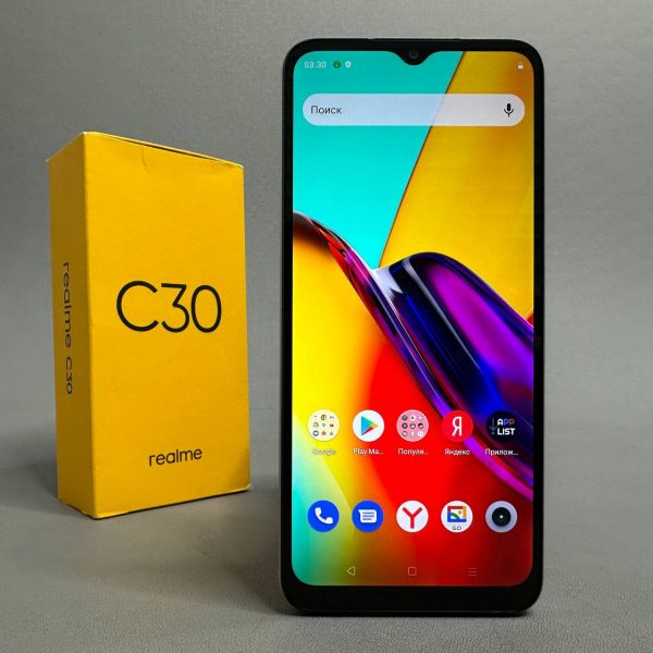 Смартфон realme C30 2/32 ГБ RU, Dual nano SIM, зеленый