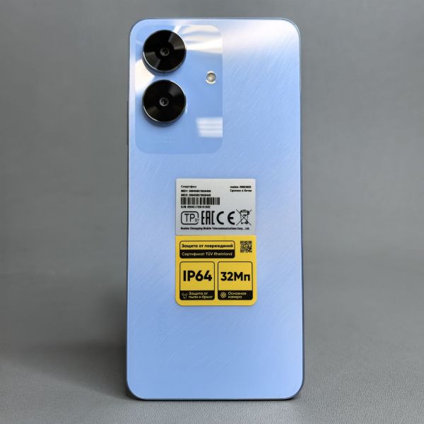 Смартфон realme Note 60 6/128 ГБ, RMX3933, Небесный голубой