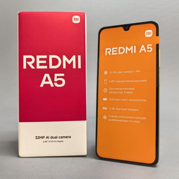Смартфон Xiaomi Redmi A5 4/128Gb RU, Dual nano SIM, золотой