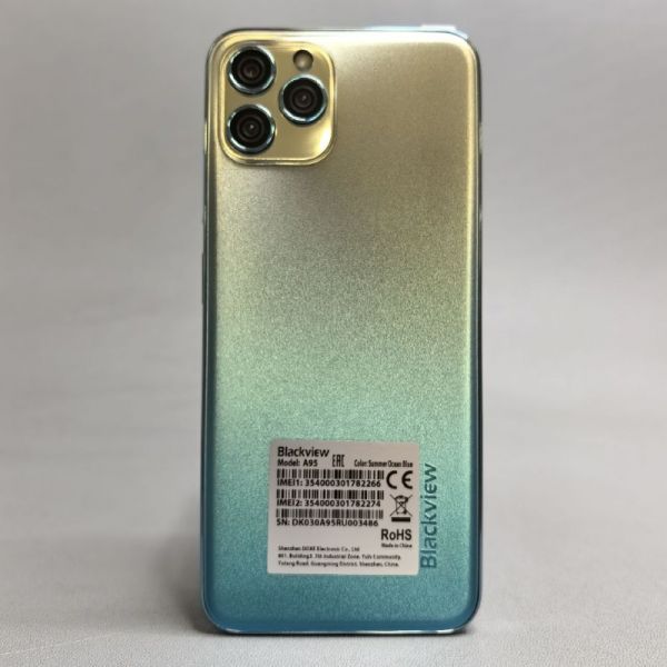 Смартфон Blackview A95 8/128 ГБ, Dual nano SIM, Summer Ocean Blue