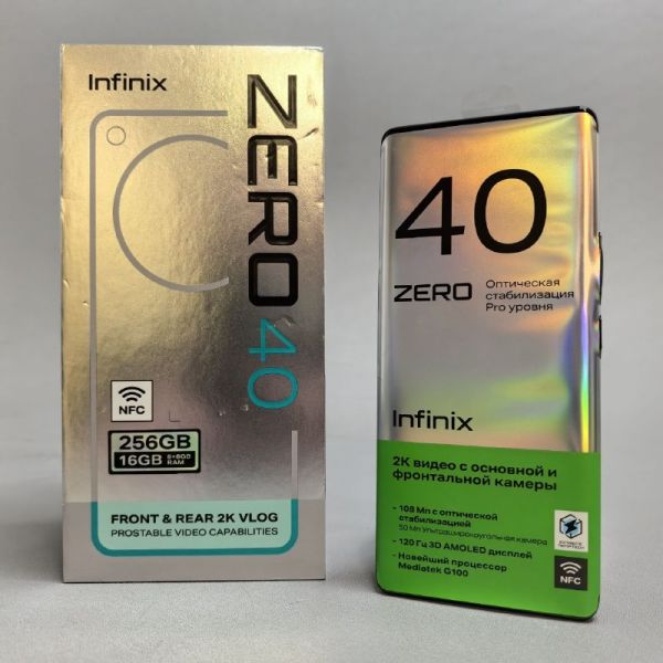 Смартфон Infinix Zero 40 8/256 ГБ, Dual nano SIM, черный
