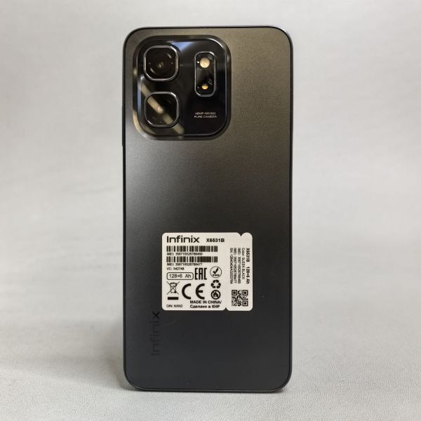 Смартфон Infinix HOT 50i 6/128 ГБ Global для РФ, Dual nano SIM, Sleek Black