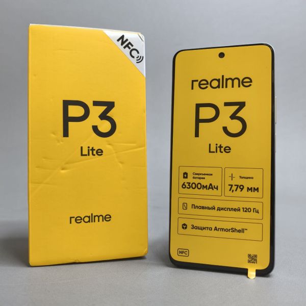Смартфон realme P3 Lite 8/256ГБ, Dual nano SIM, белое облако
