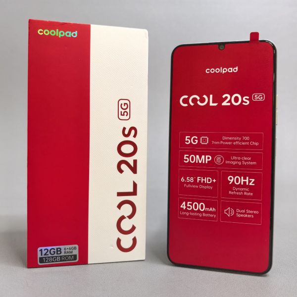 Смартфон COOLPAD COOL 20S 5G, 6/128Gb, 90 Гц, Dimensity 700, белый