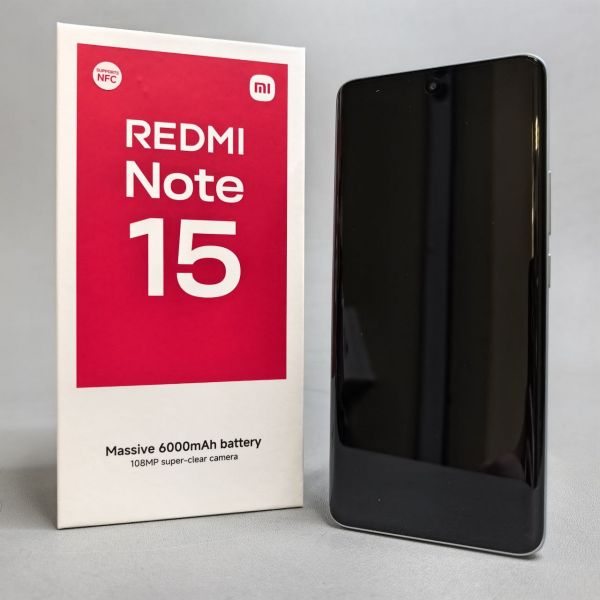 Смартфон Xiaomi Redmi Note 15 8/128Gb RU, Dual nano SIM, Glacier Blue