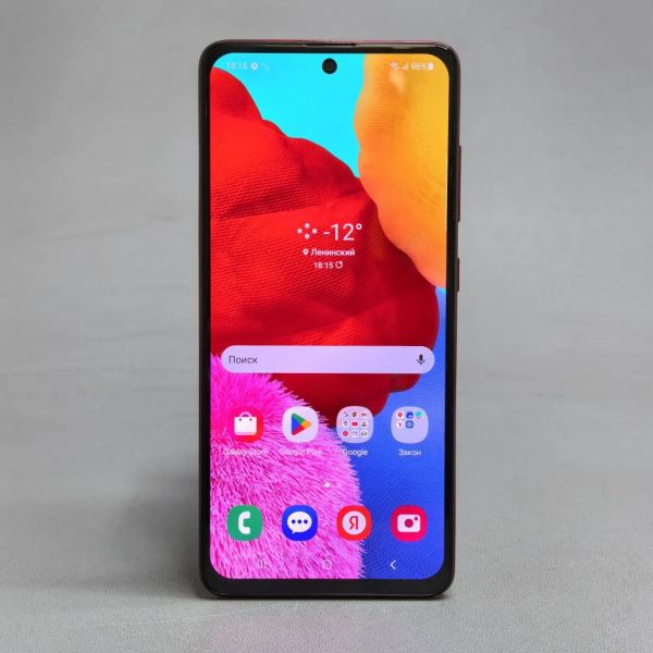 Смартфон Samsung Galaxy A51 6/128 ГБ, Dual nano SIM, красный