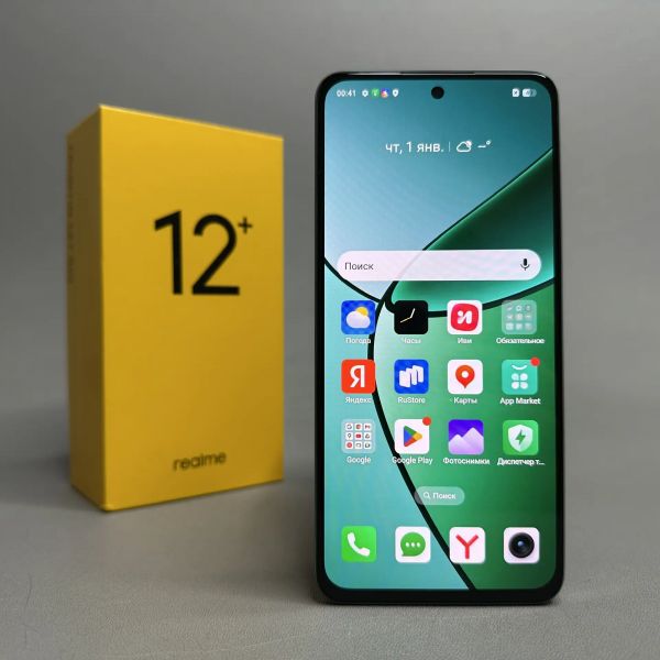 Смартфон Realme 12+ 8/256 Гб Ростест, Dual nano SIM, зеленый