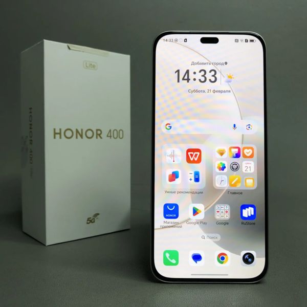 Смартфон HONOR 400 Lite 8/256 ГБ Ростест для РФ, Dual nano SIM, серый