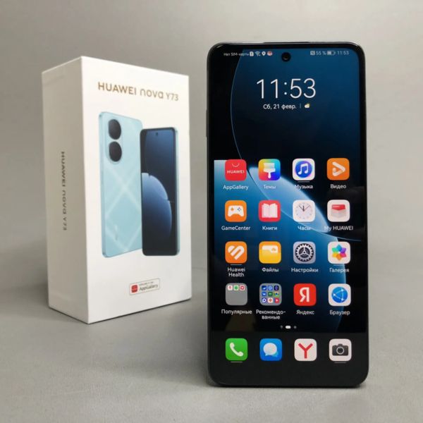 Смартфон HUAWEI nova Y73 8 /256 ГБ Ростест (ЕАС), Dual nano SIM, черный
