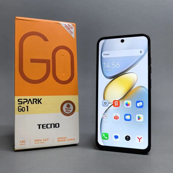 Смартфон Tecno SPARK Go 1, 3/64 Гб, 2 nano SIM, Startrail Black