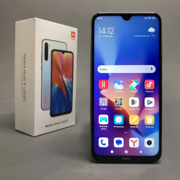 Смартфон Xiaomi Redmi Note 8 4/64 ГБ RU, Dual nano SIM, лунный белый
