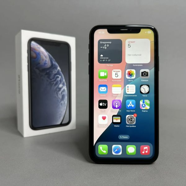 Смартфон Apple iPhone Xr 128 ГБ, nano SIM+eSIM, черный