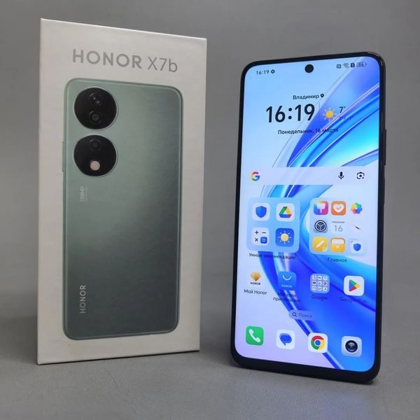 Смартфон HONOR X7b 8/128 ГБ RU, Dual nano SIM, глубокий черный